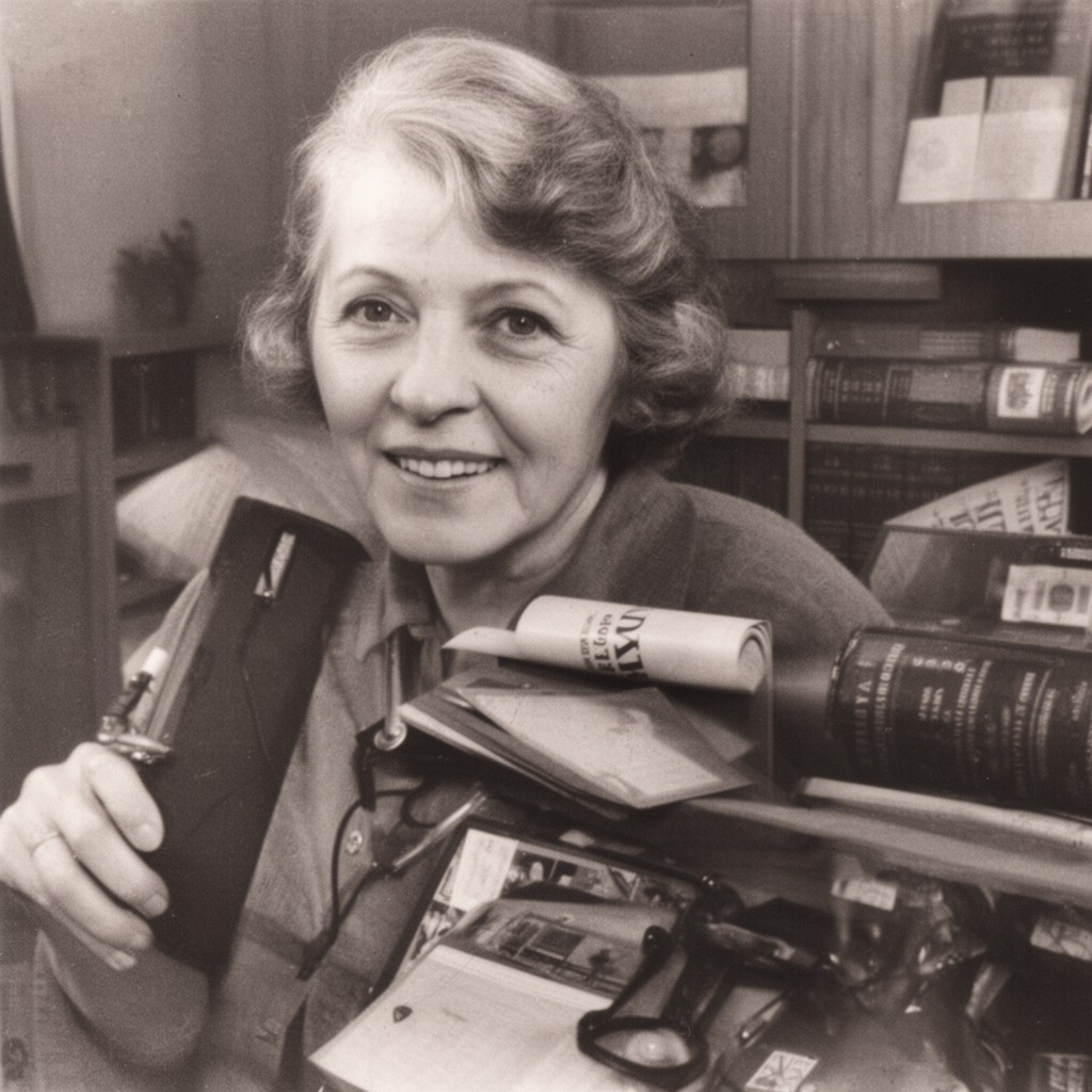 AI-generated illustration of Eudora Welty