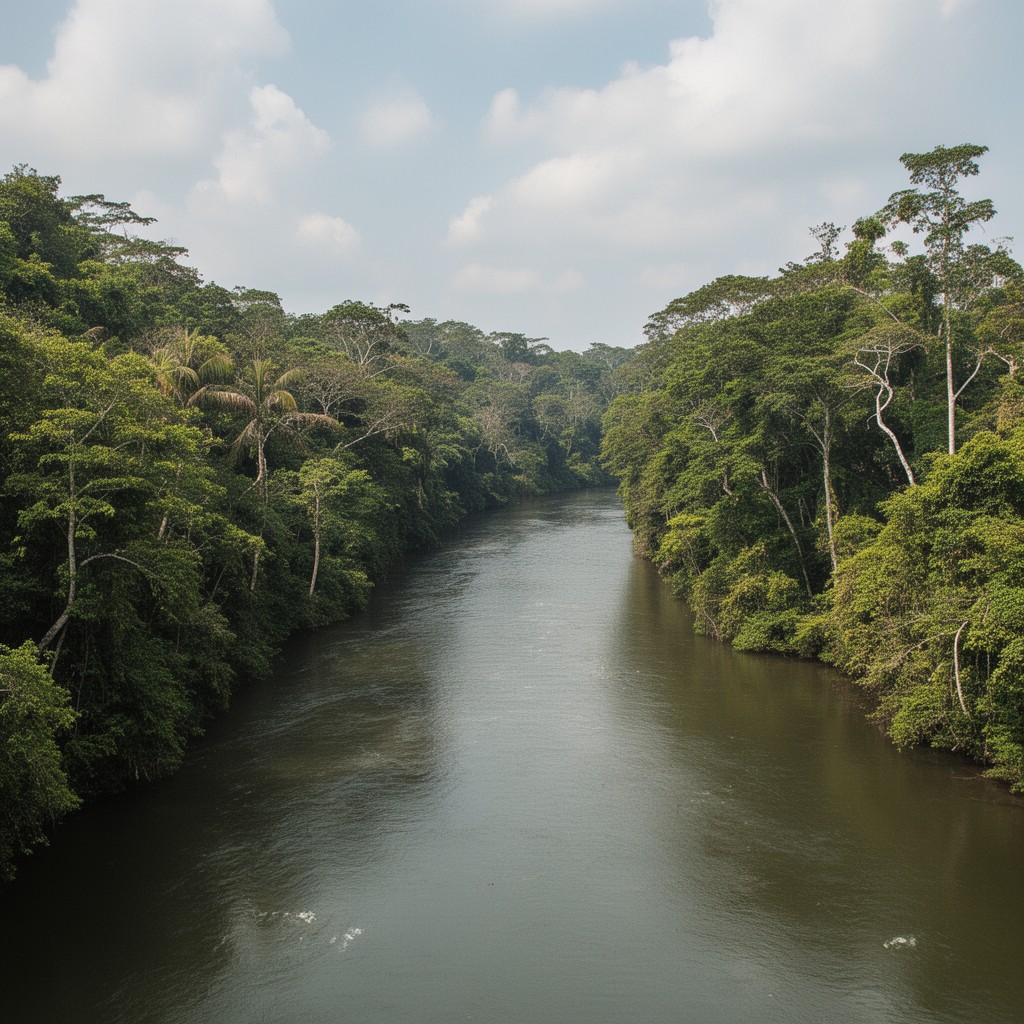 AI-generated illustration of Usumacinta River
