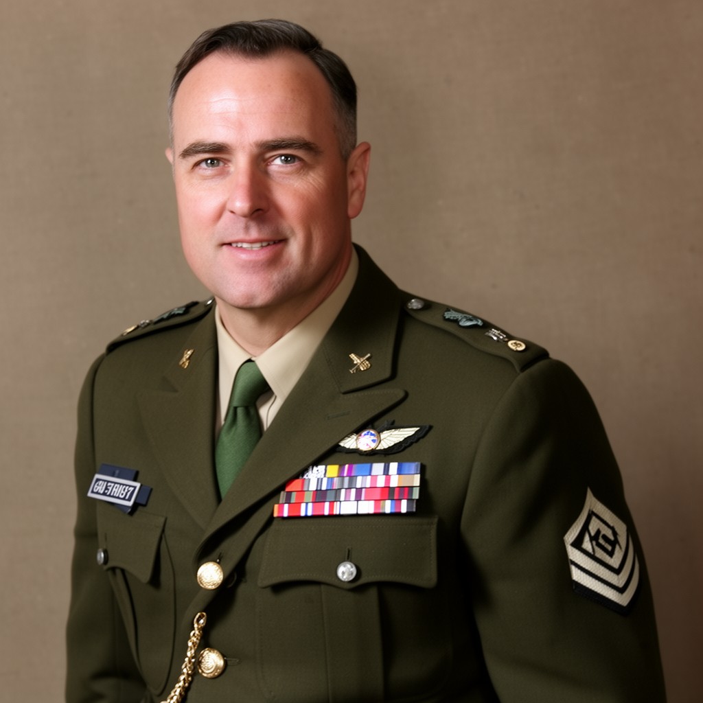 AI-generated illustration of Lieutenant-General Oliver Leese
