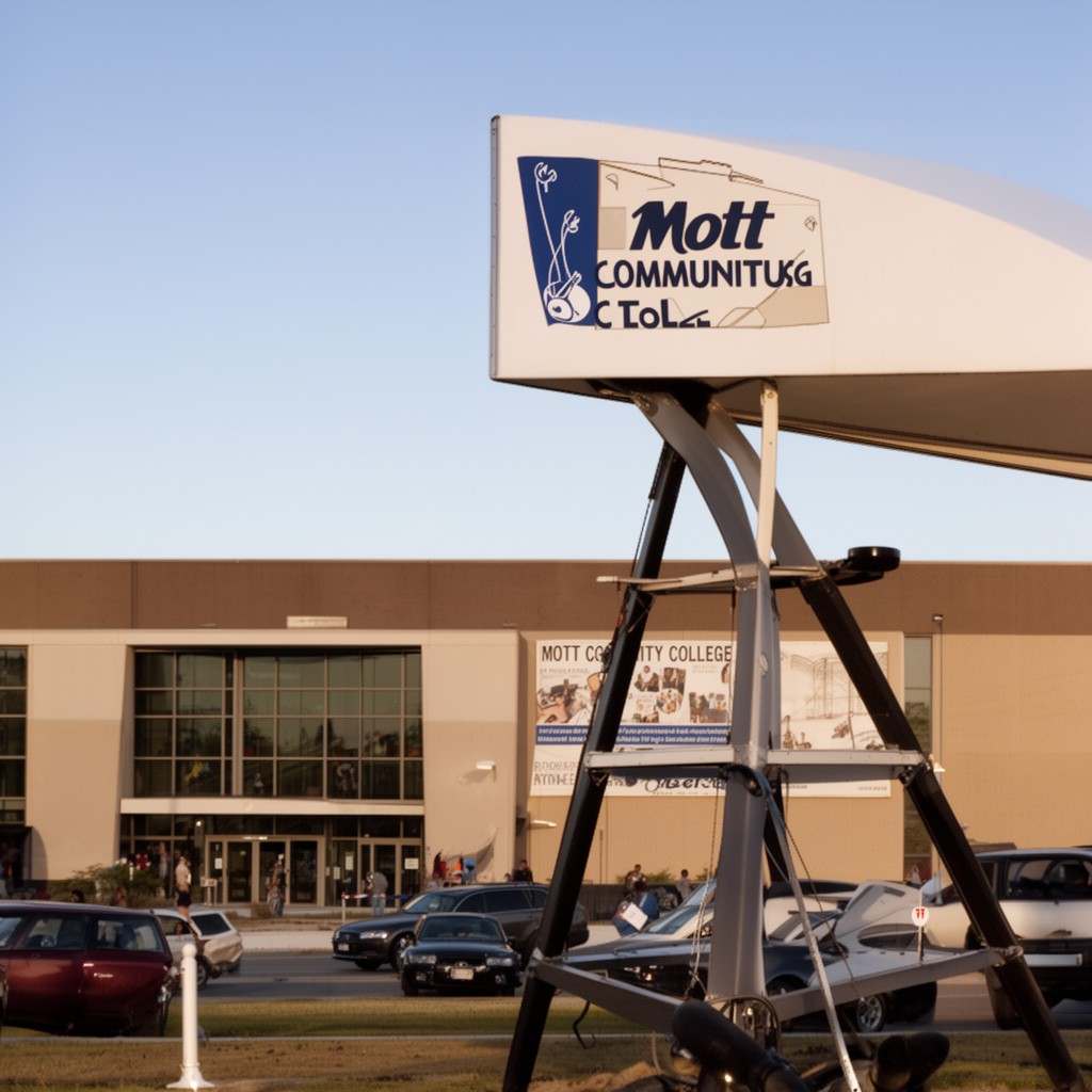 AI-generated illustration of Mott Community College