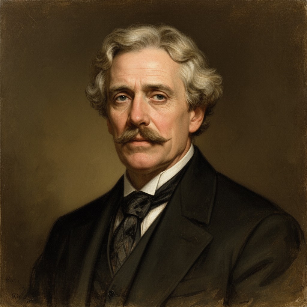 AI-generated illustration of George William Gilbert Russell