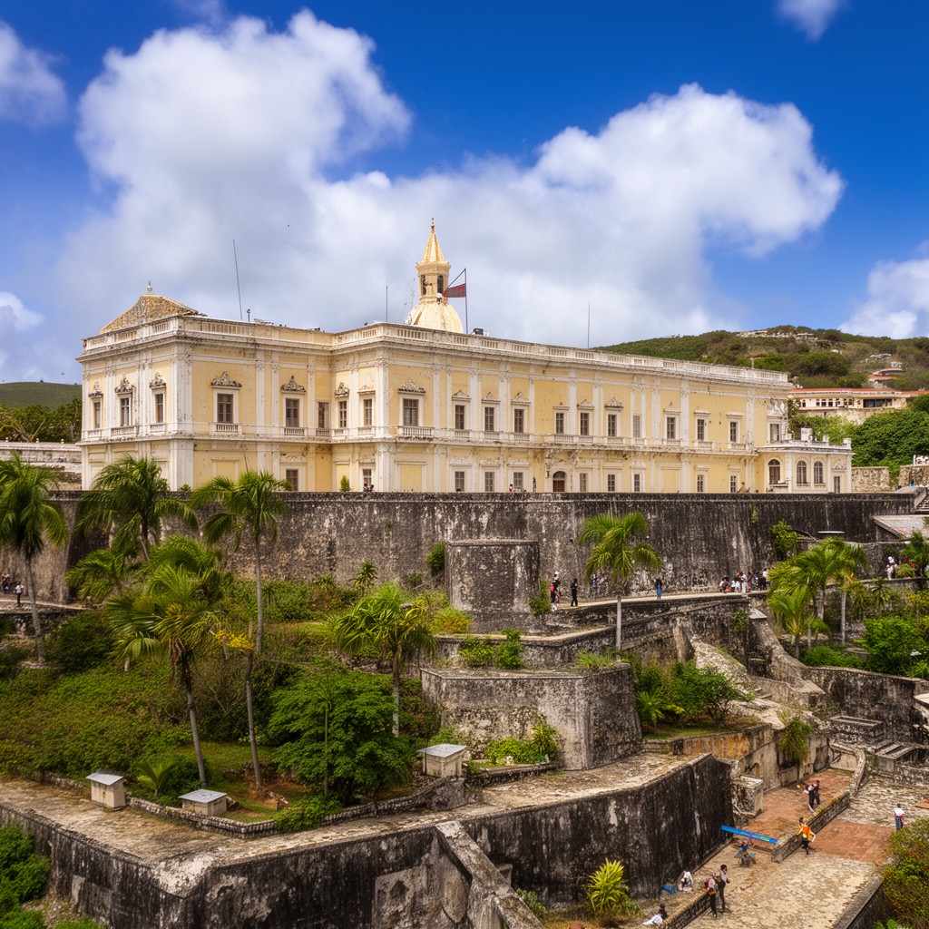 AI-generated illustration of Palacio de Santa Catalina