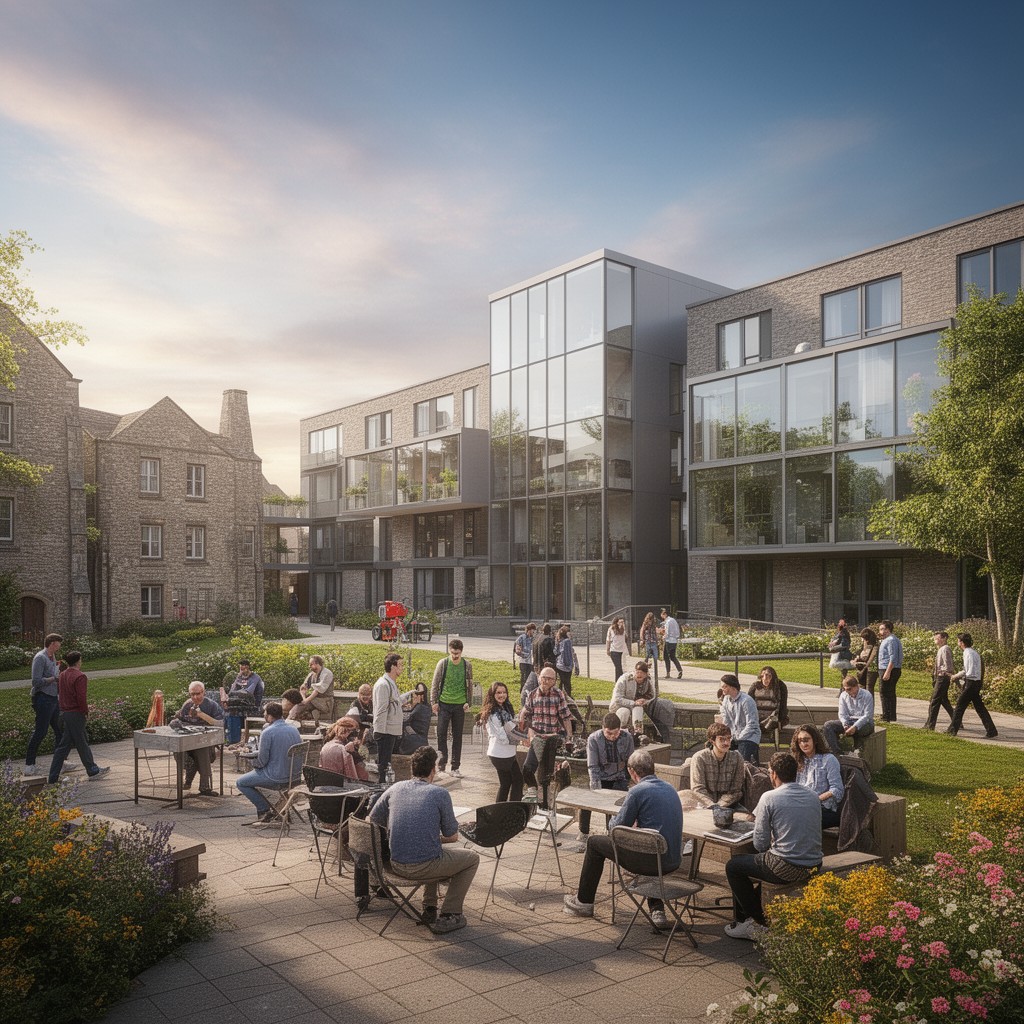 AI-generated illustration of Cartmel College