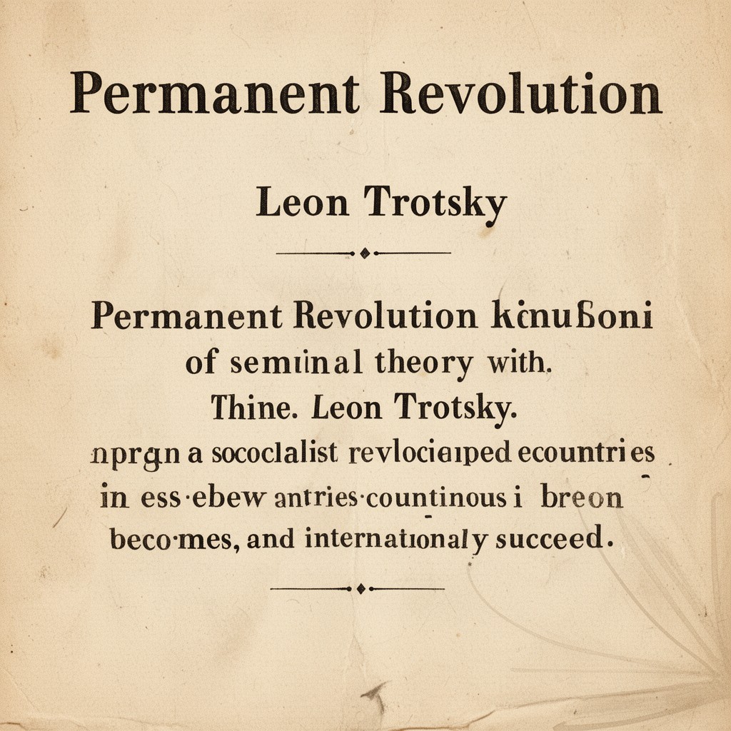 AI-generated illustration of Permanent Revolution