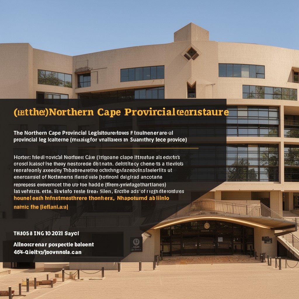AI-generated illustration of Northern Cape Provincial Legislature
