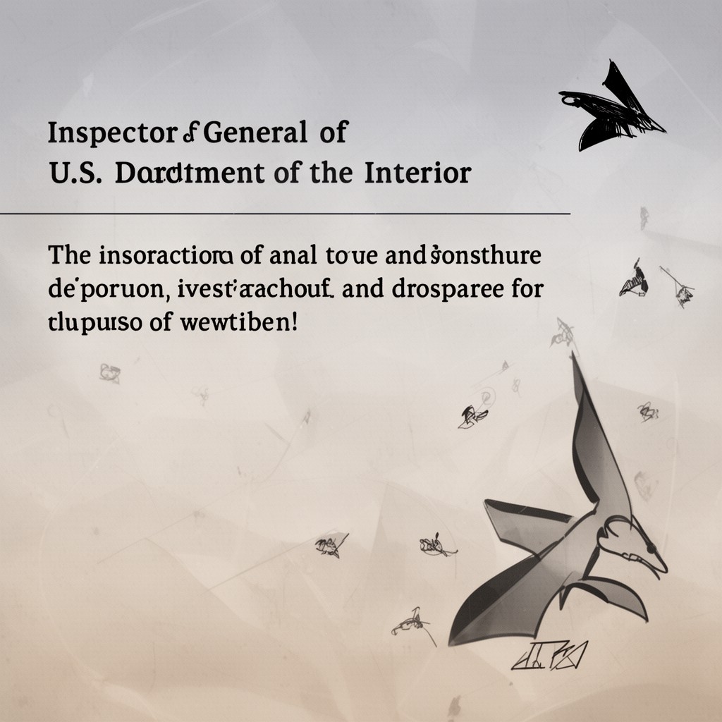 AI-generated illustration of Inspector General of the U.S. Department of the Interior