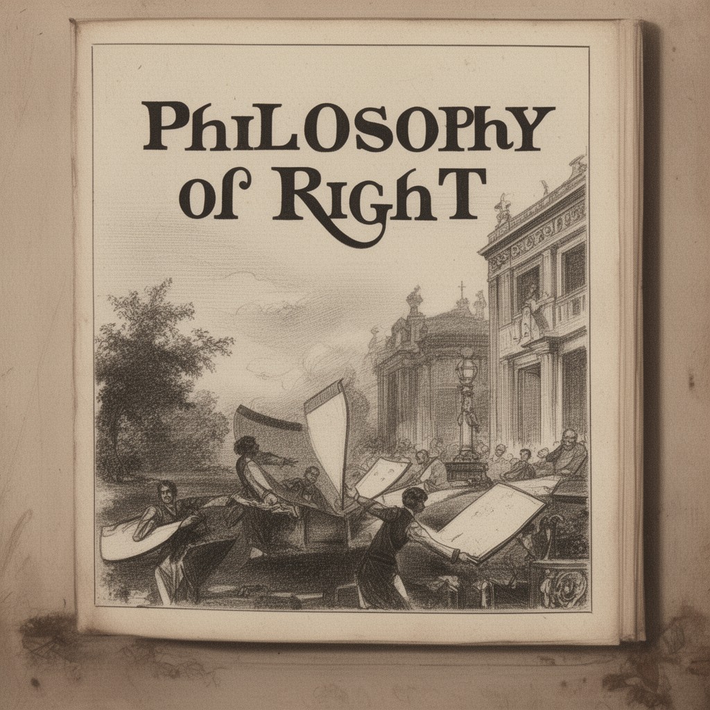 AI-generated illustration of Philosophy of Right