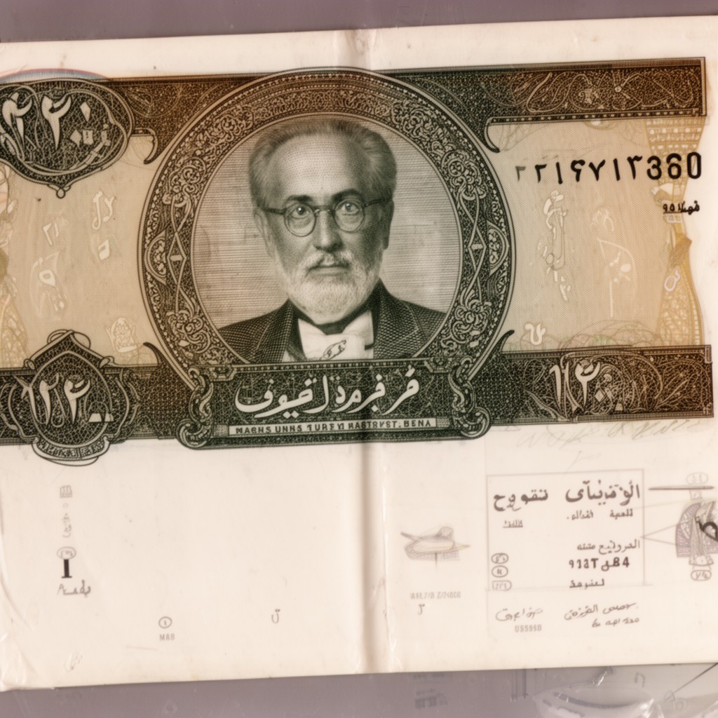 AI-generated illustration of Libyan dinar