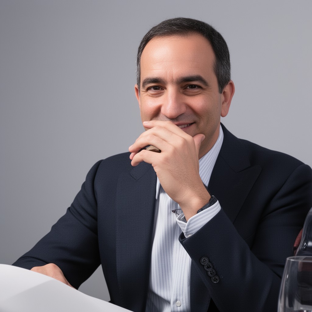 AI-generated illustration of Patrick Drahi