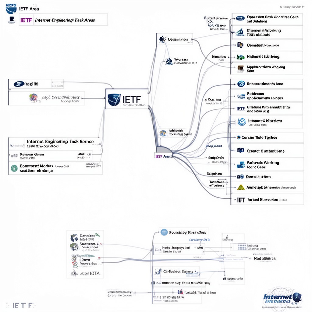 AI-generated illustration of IETF Areas