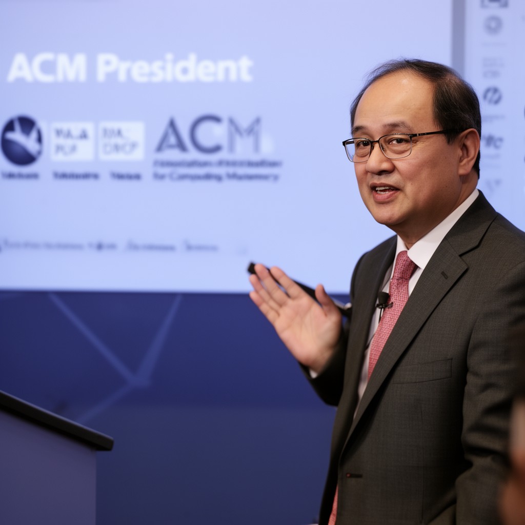AI-generated illustration of ACM President