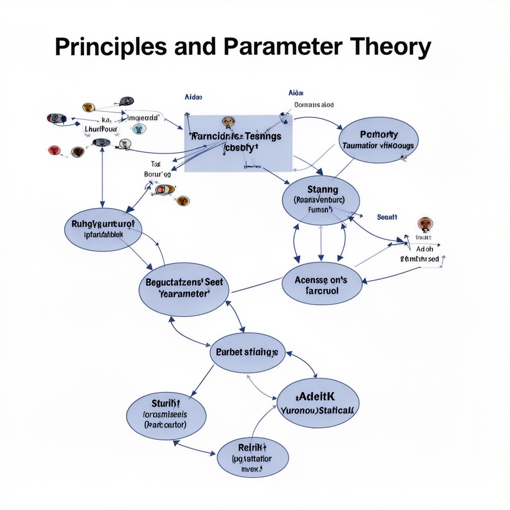 AI-generated illustration of Principles and Parameters Theory