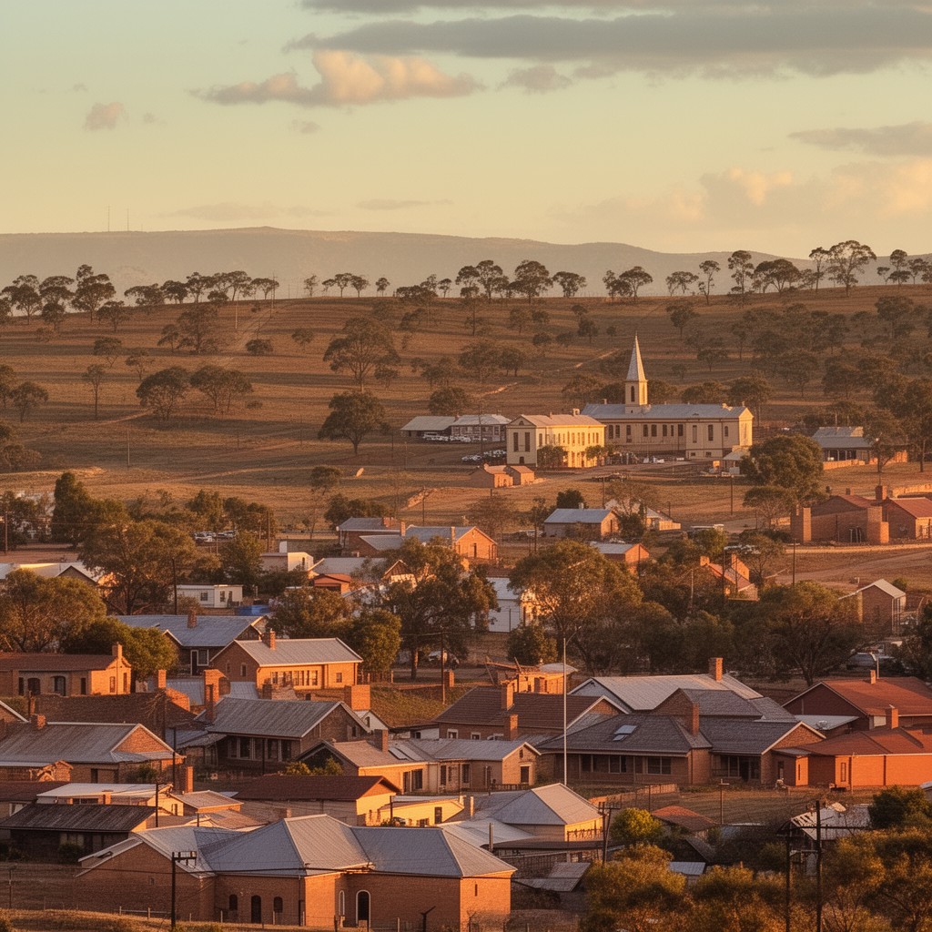 AI-generated illustration of Klerksdorp, Transvaal, South Africa