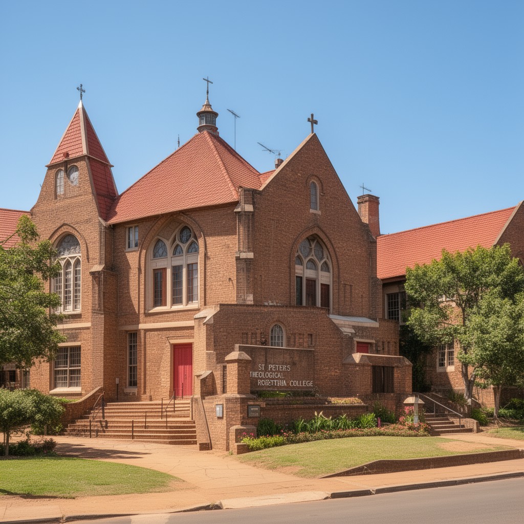 AI-generated illustration of St Peter’s Theological College, Rosettenville