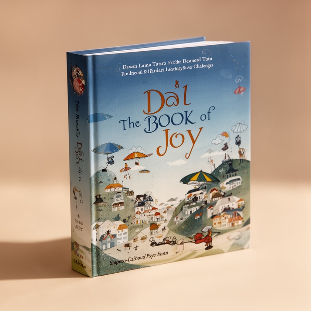 AI-generated illustration of The Book of Joy
