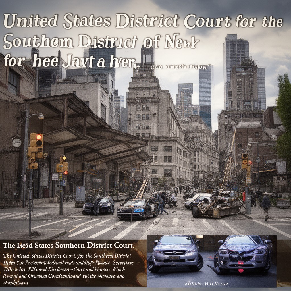AI-generated illustration of United States District Court for the Southern District of New York