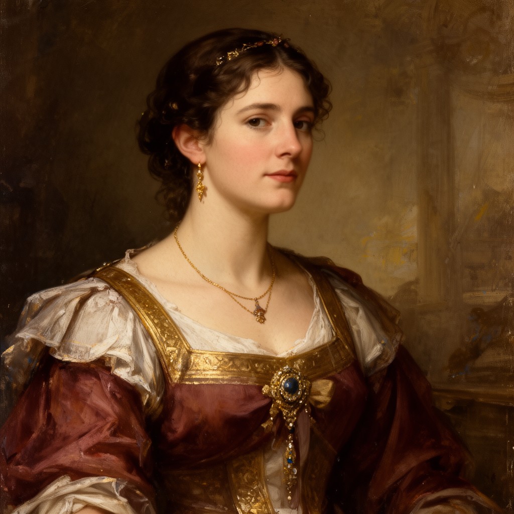 AI-generated illustration of Agrippina the Elder
