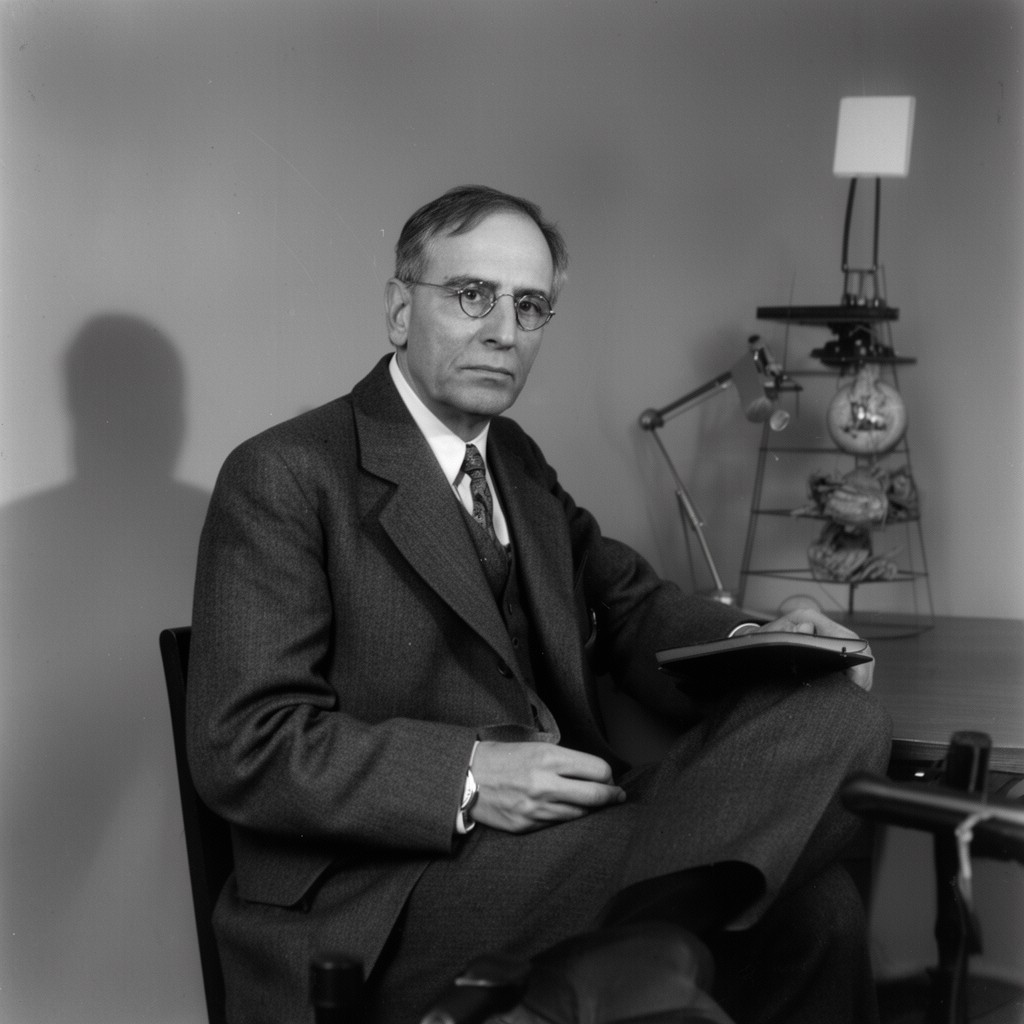 AI-generated illustration of Arthur Stanley Eddington