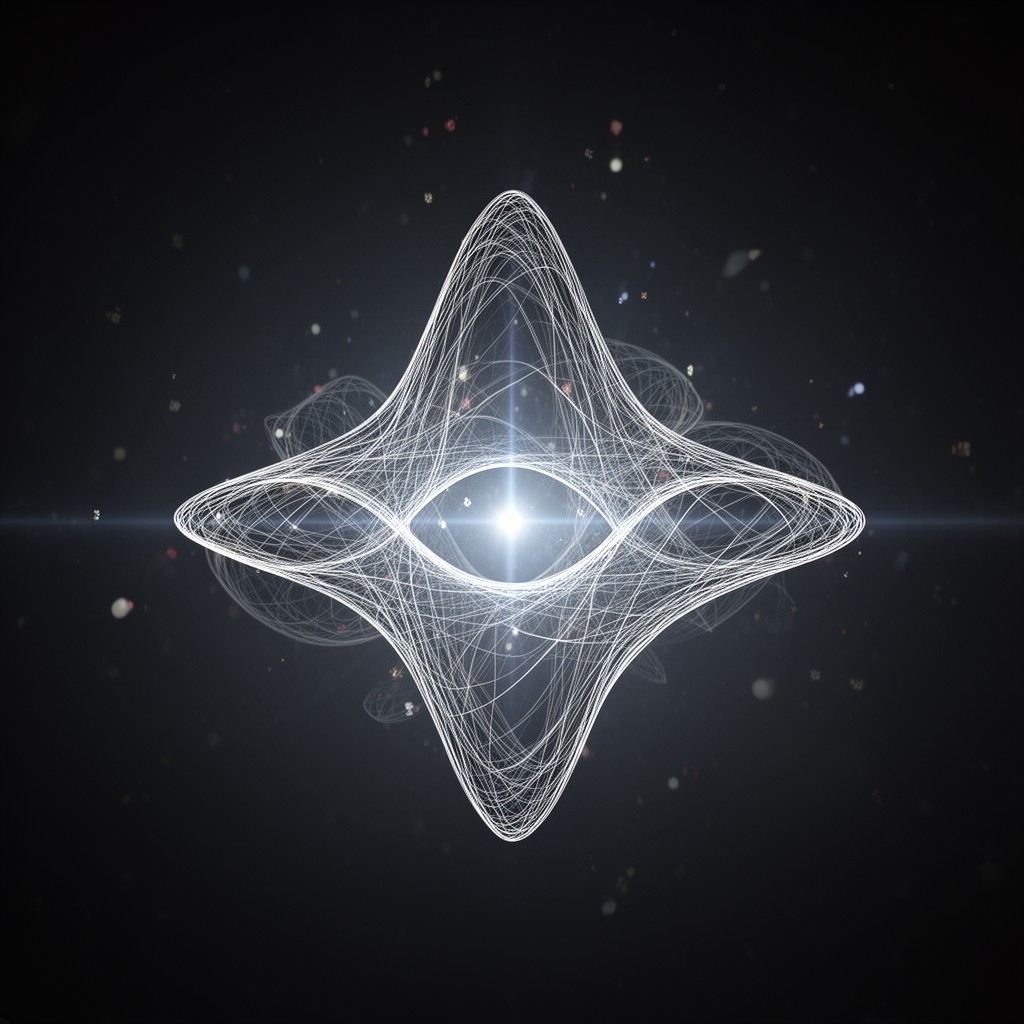 AI-generated illustration of Lorentzian geometry