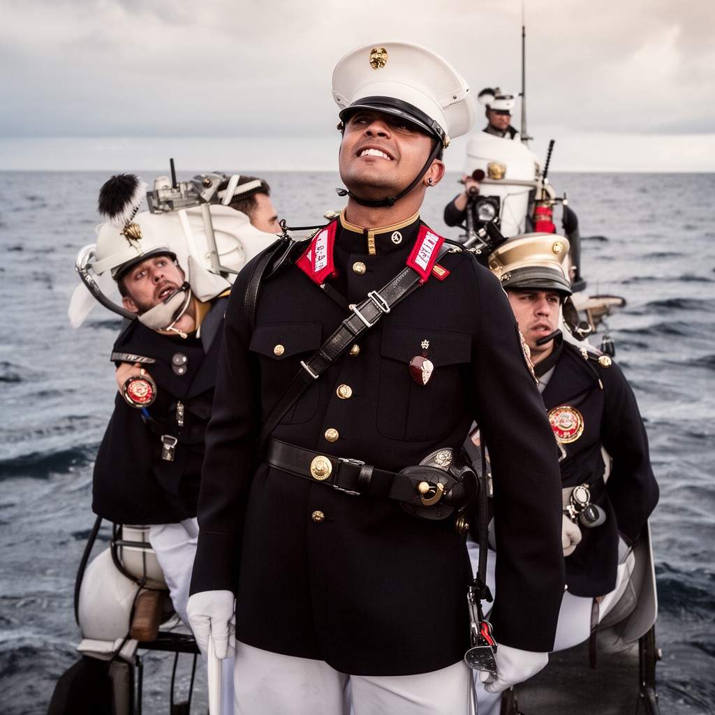 AI-generated illustration of Marines