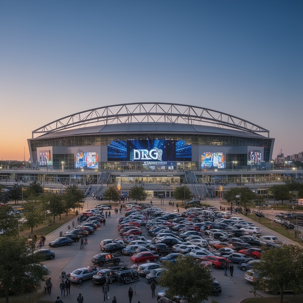 AI-generated illustration of NRG Stadium