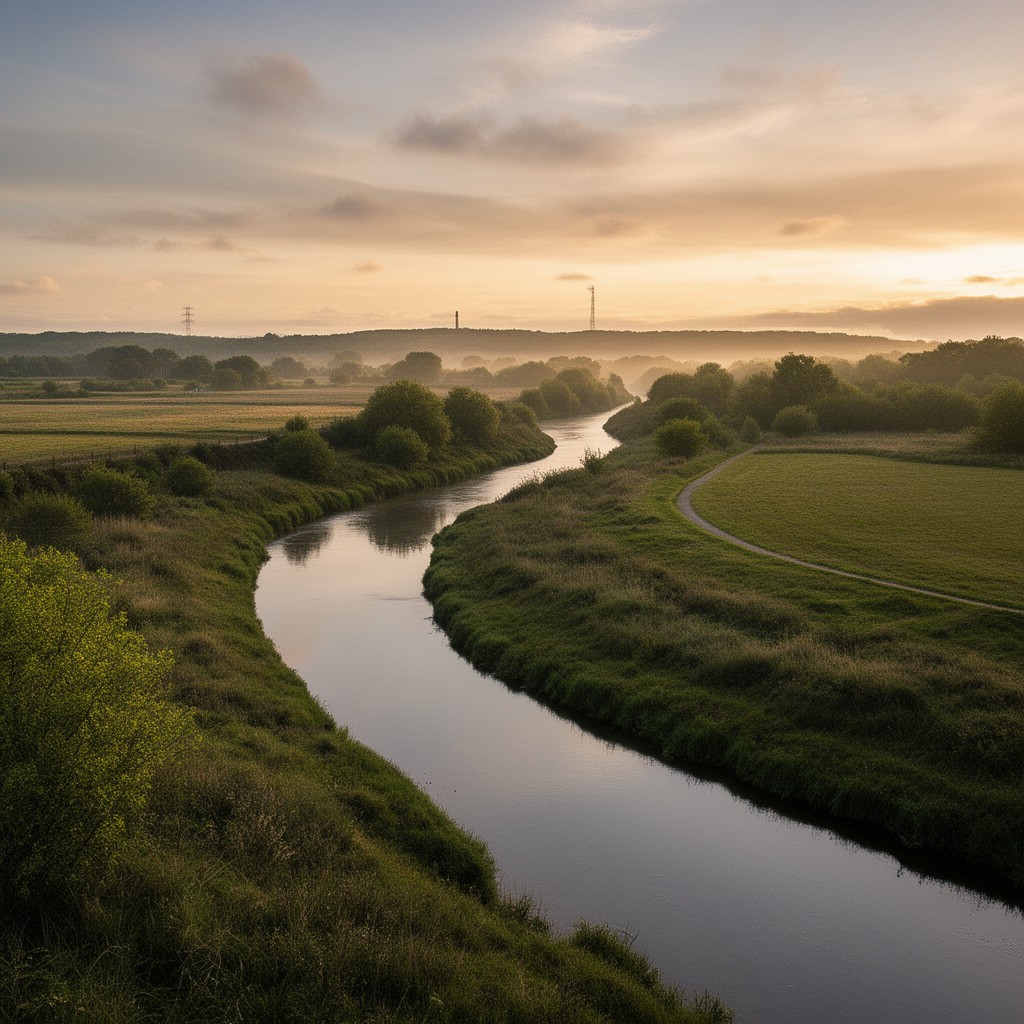 AI-generated illustration of River Alt