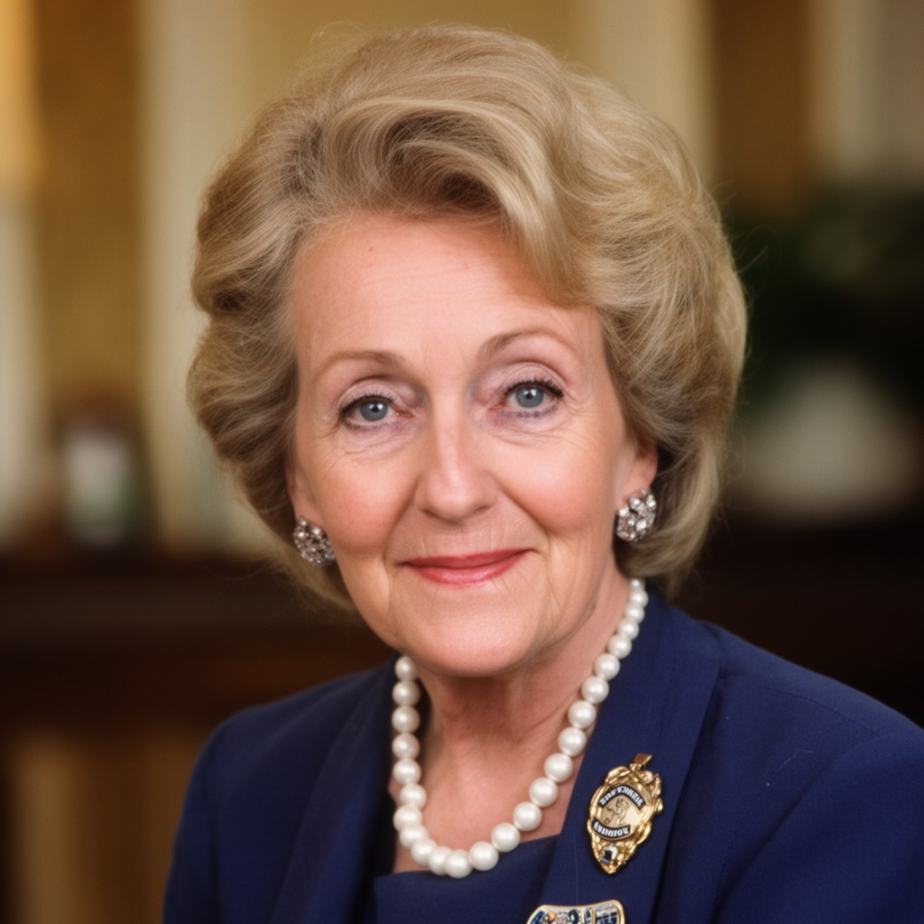 AI-generated illustration of Norma Ball