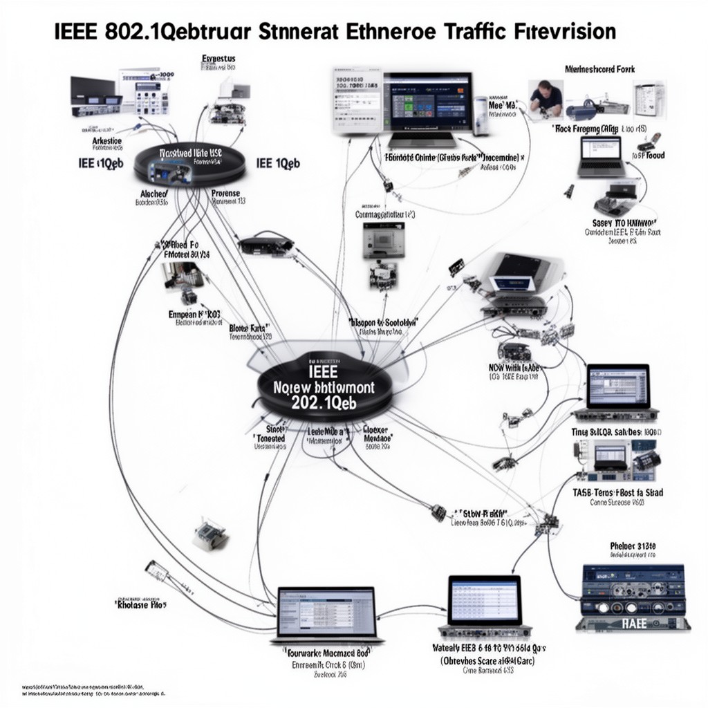 AI-generated illustration of IEEE 802.1Qeb