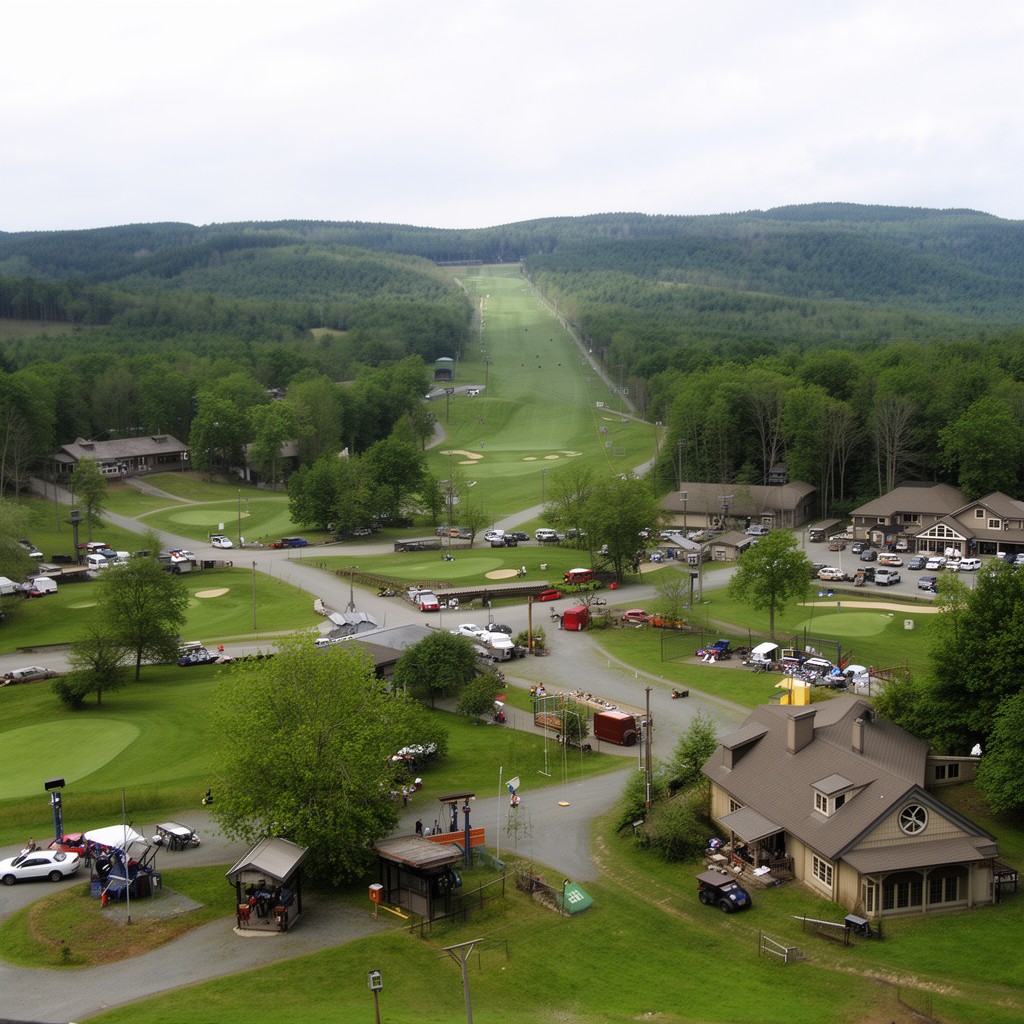 AI-generated illustration of Liberty Mountain Resort