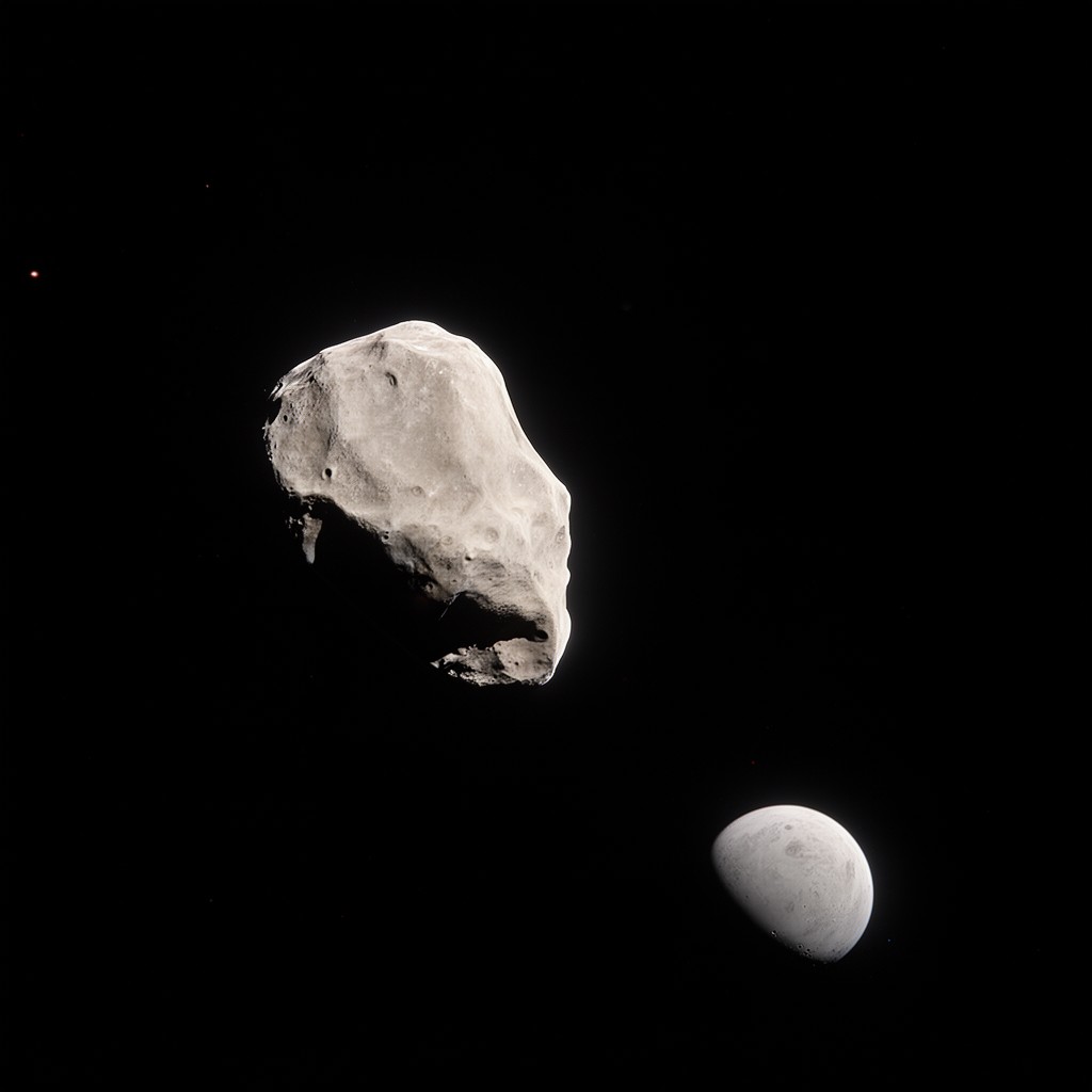 AI-generated illustration of Jovian moon Taygete