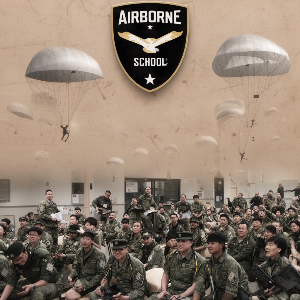 AI-generated illustration of Airborne School