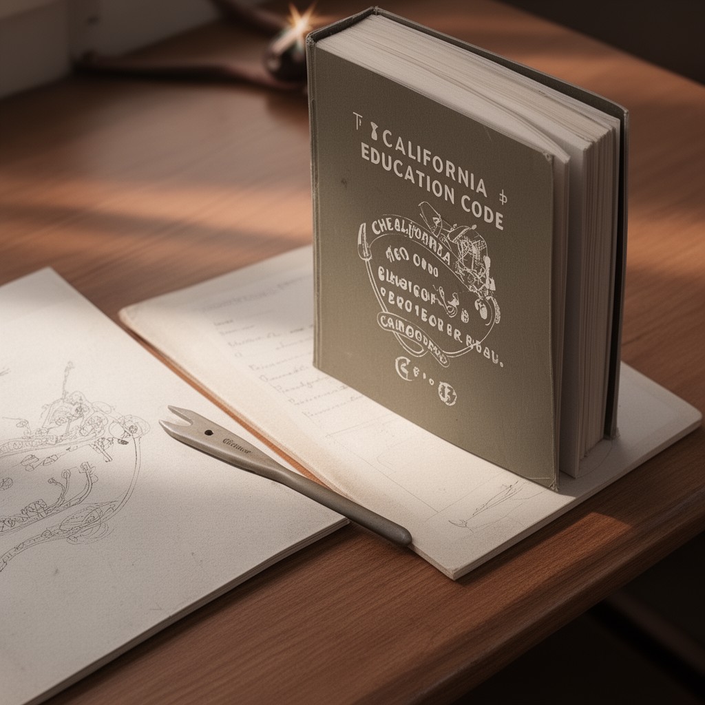 AI-generated illustration of California Education Code