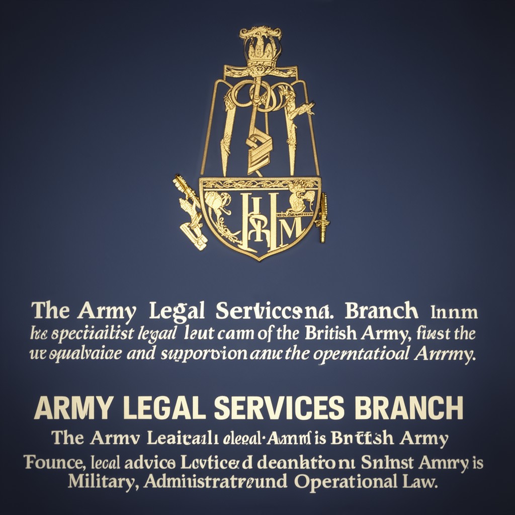 AI-generated illustration of Army Legal Services Branch
