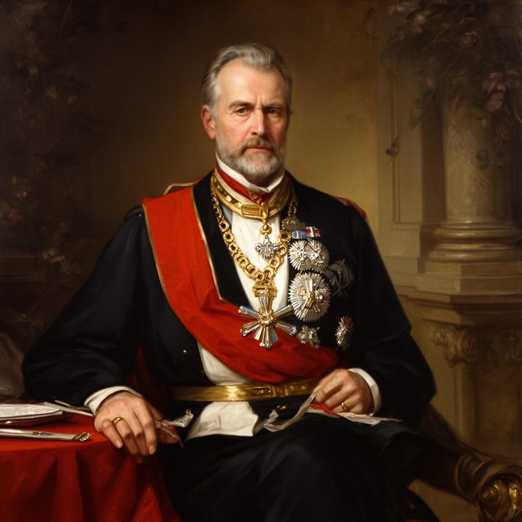 AI-generated illustration of William I, German Emperor