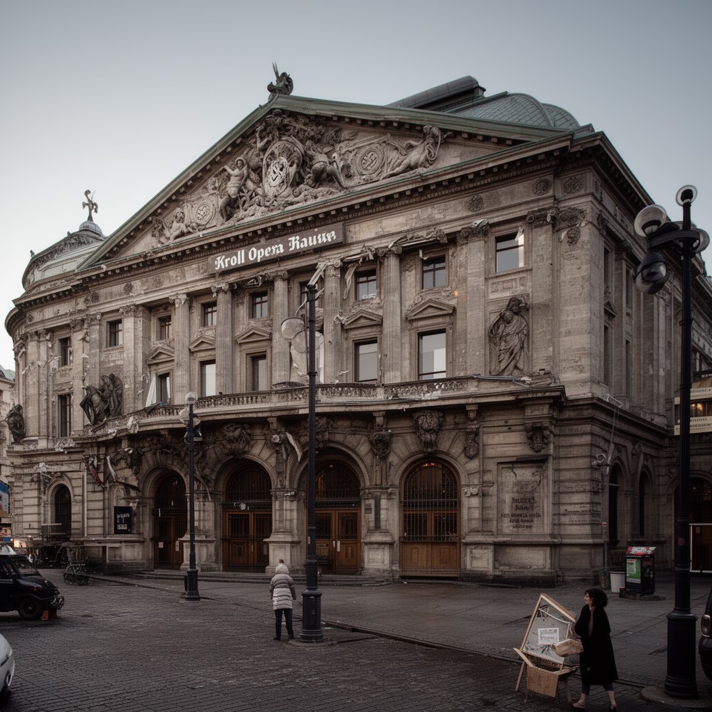 AI-generated illustration of Kroll Opera House