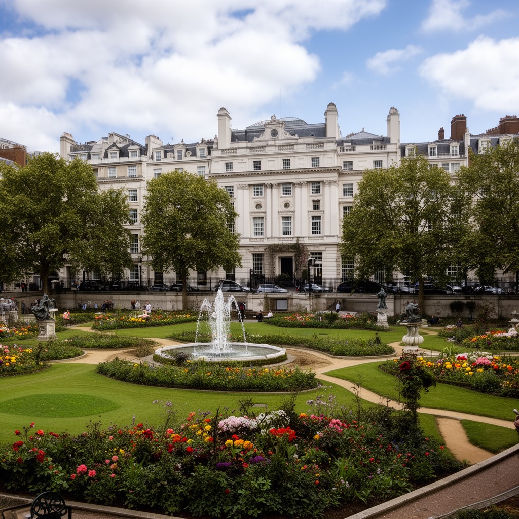 AI-generated illustration of Grosvenor Square