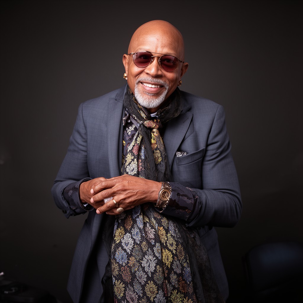 AI-generated illustration of Quincy Jones