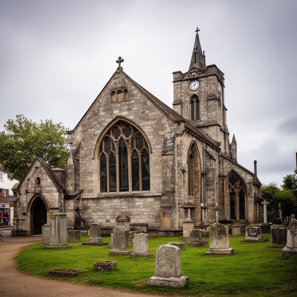 AI-generated illustration of St Mary’s Church, Sandwich