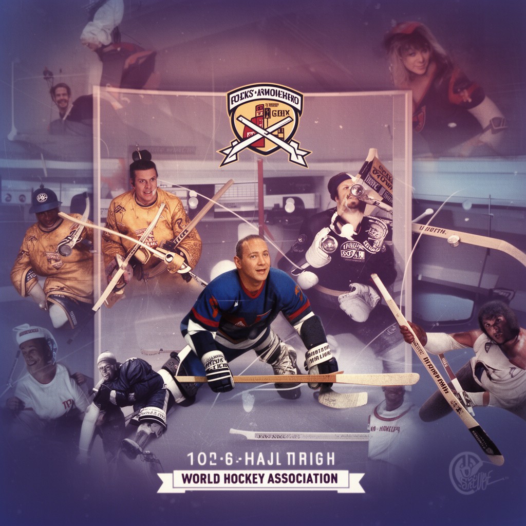 AI-generated illustration of World Hockey Association
