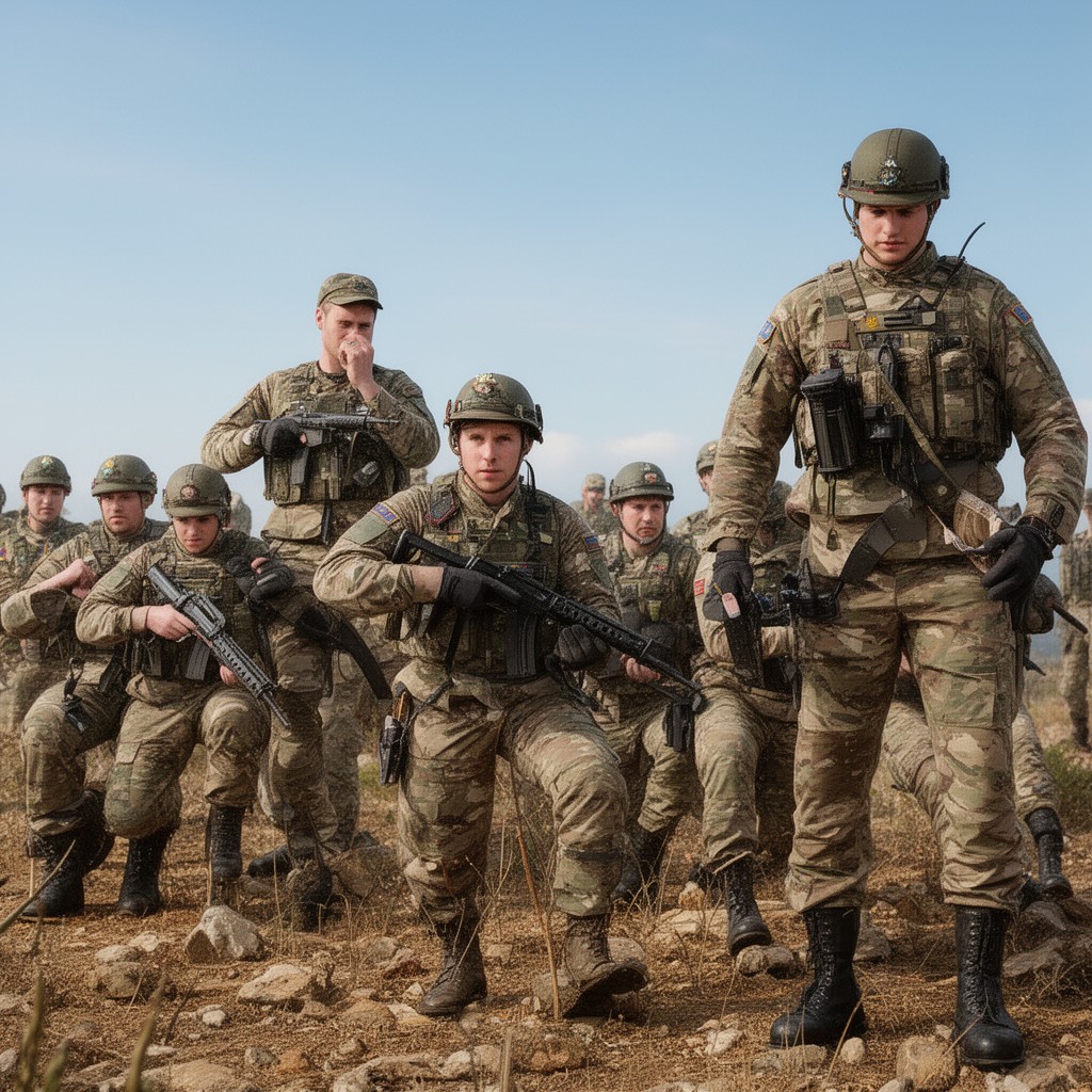AI-generated illustration of Royal Military Police