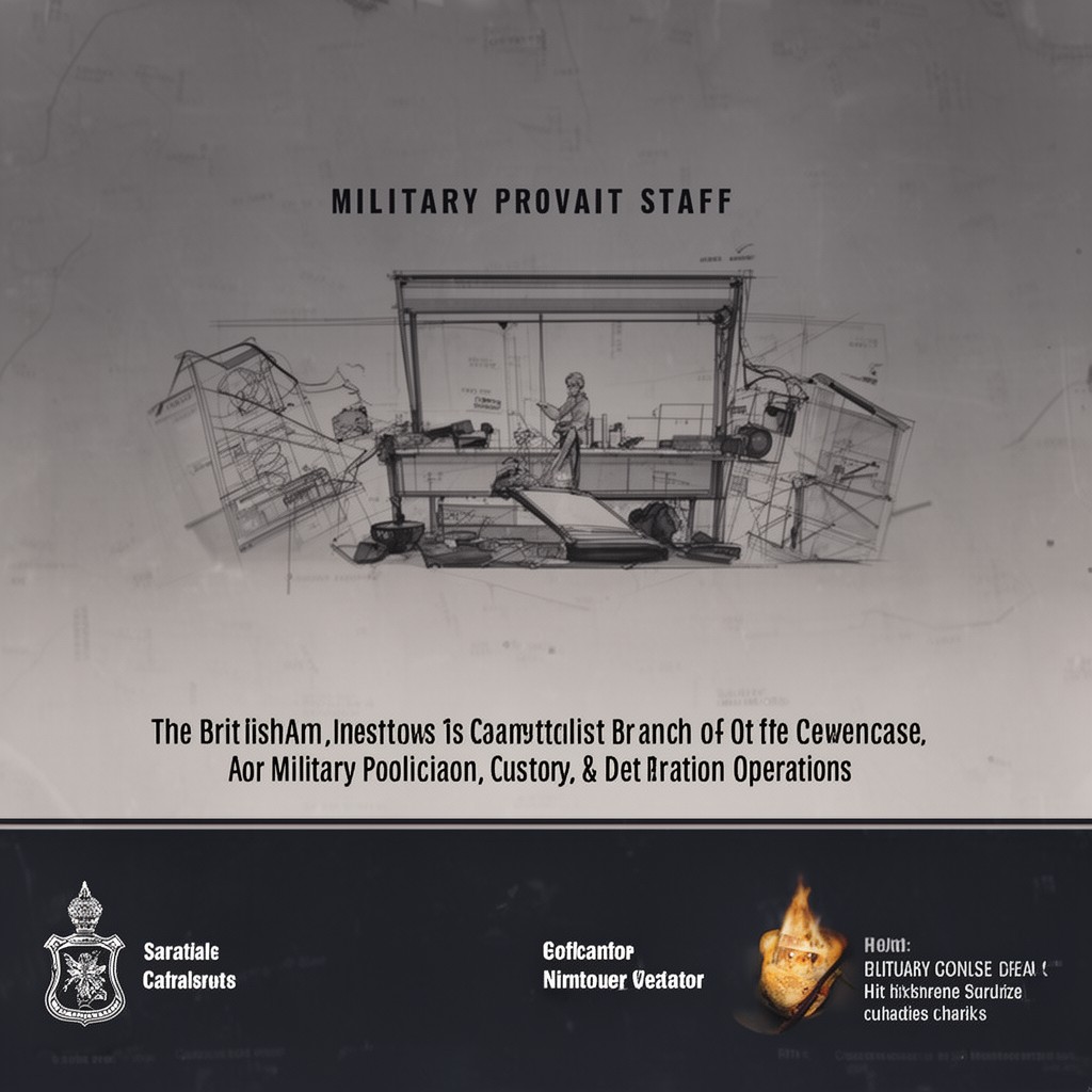 AI-generated illustration of Military Provost Staff