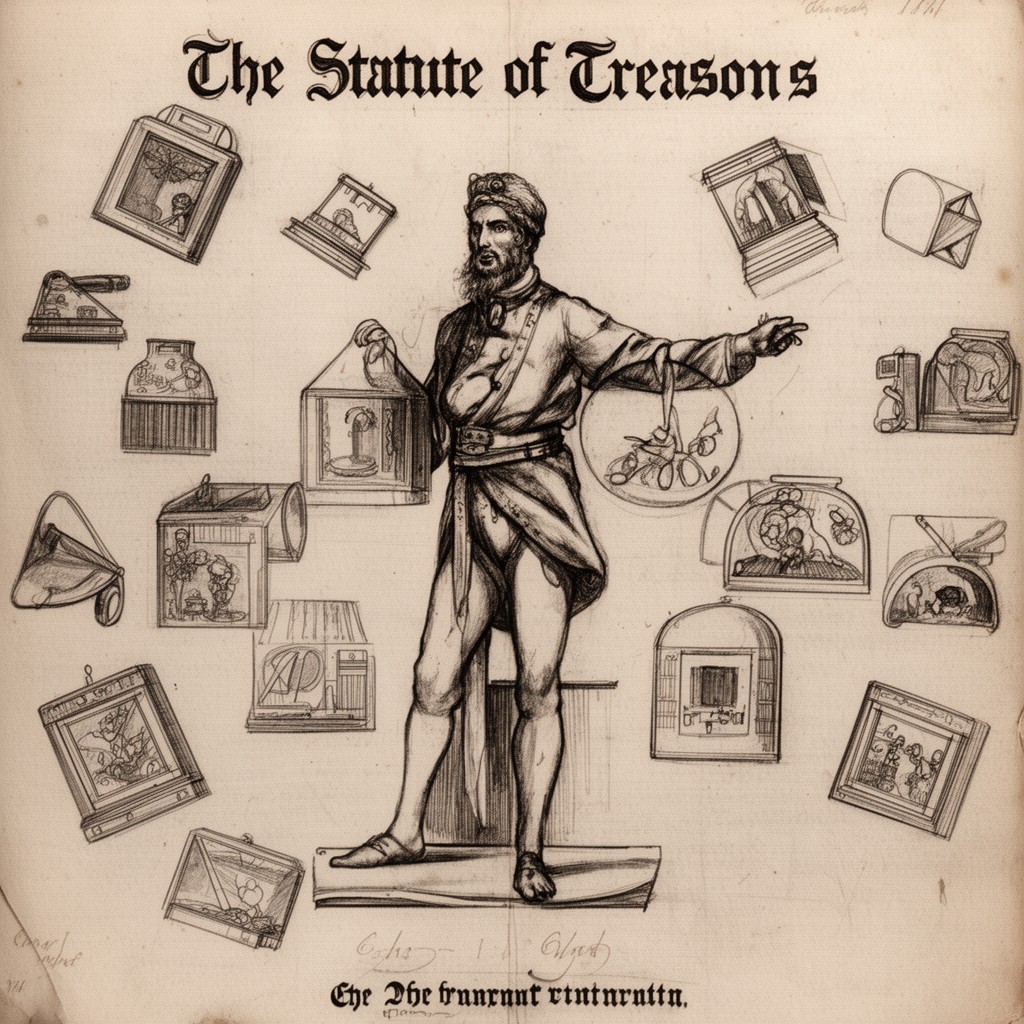AI-generated illustration of Statute of Treasons 1351