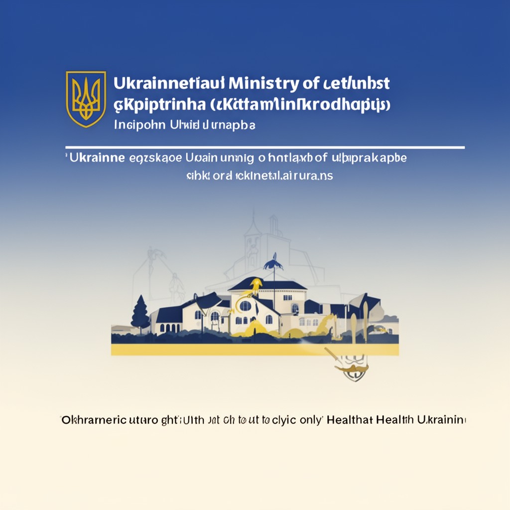 AI-generated illustration of Ukrainian Ministry of Health (through joint initiatives)