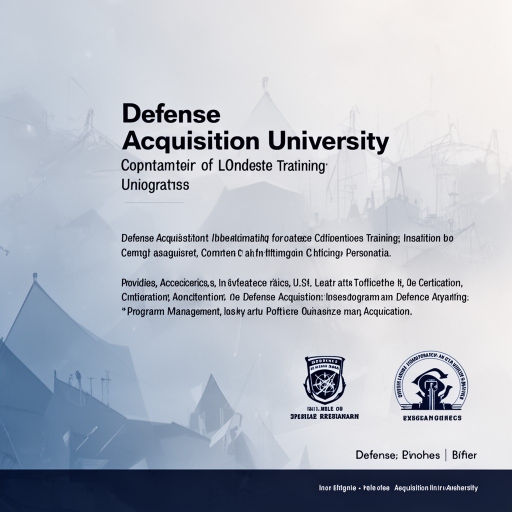 AI-generated illustration of Defense Acquisition University