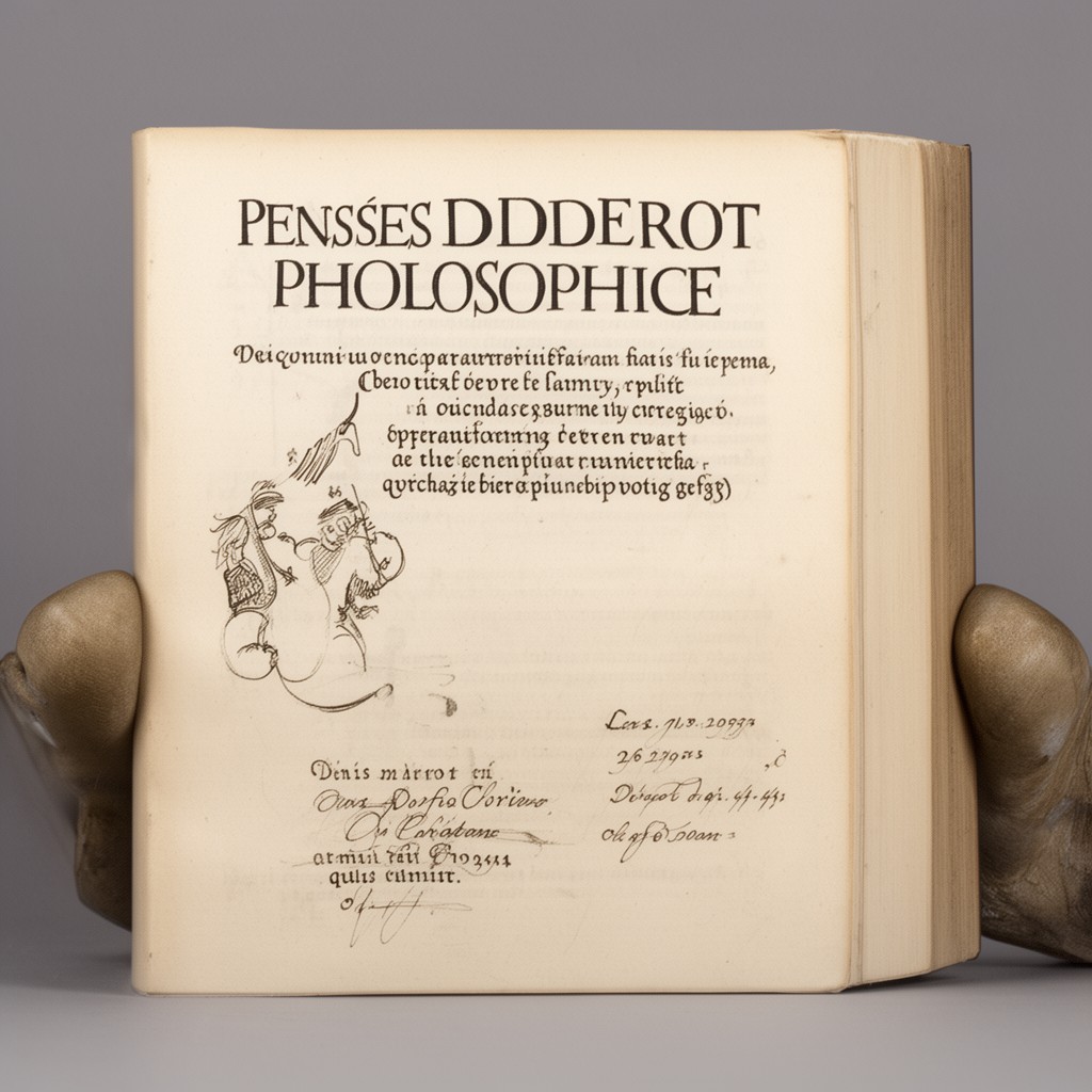 AI-generated illustration of Pensées philosophiques