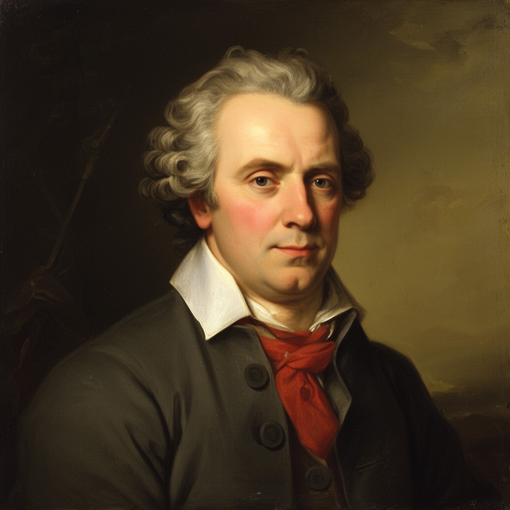 AI-generated illustration of Friedrich Schiller
