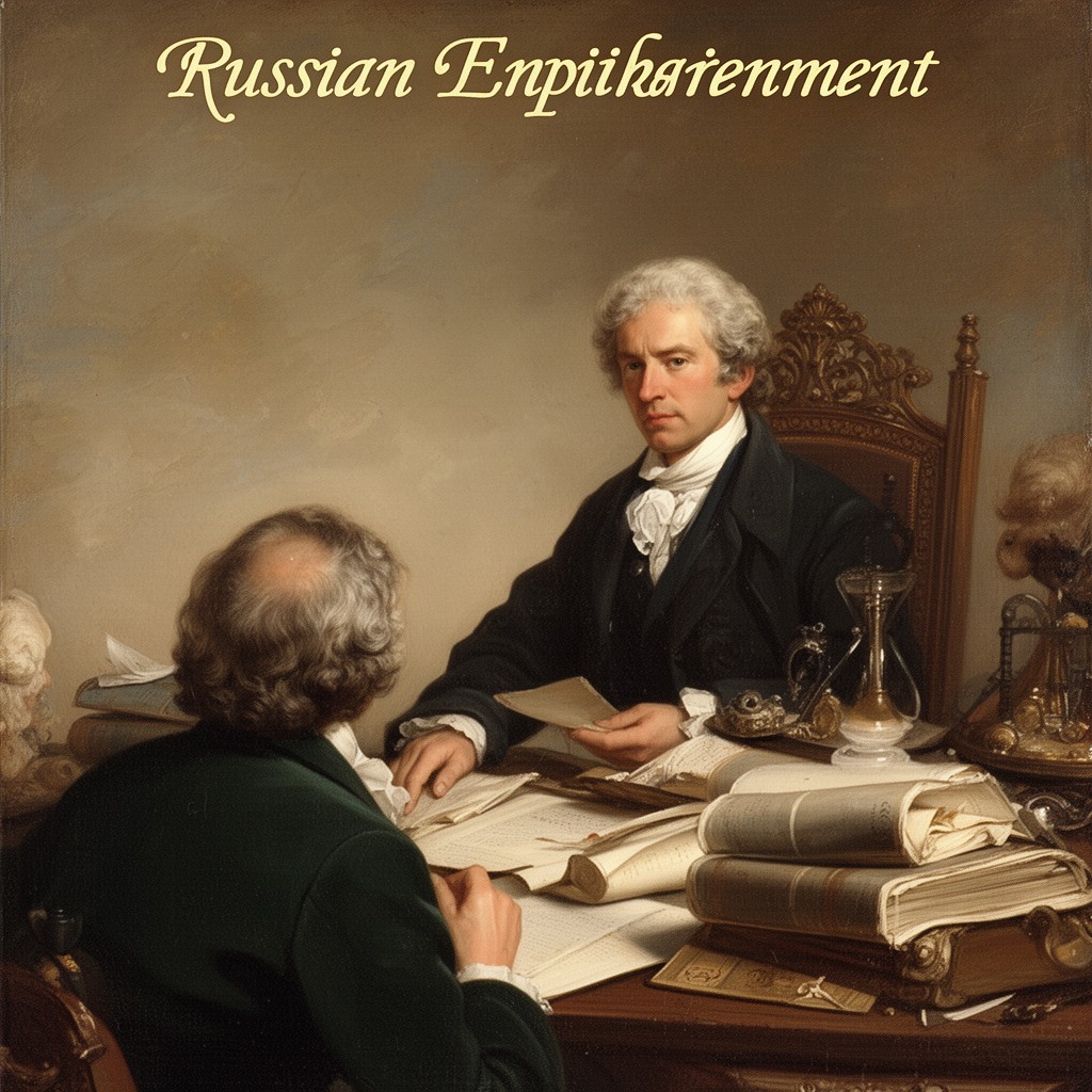 AI-generated illustration of Russian Enlightenment