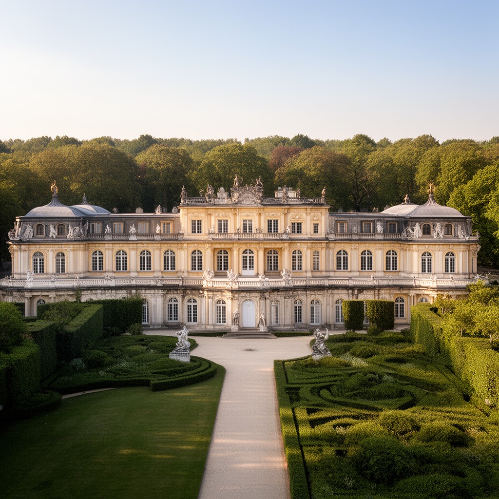 AI-generated illustration of Sanssouci Palace