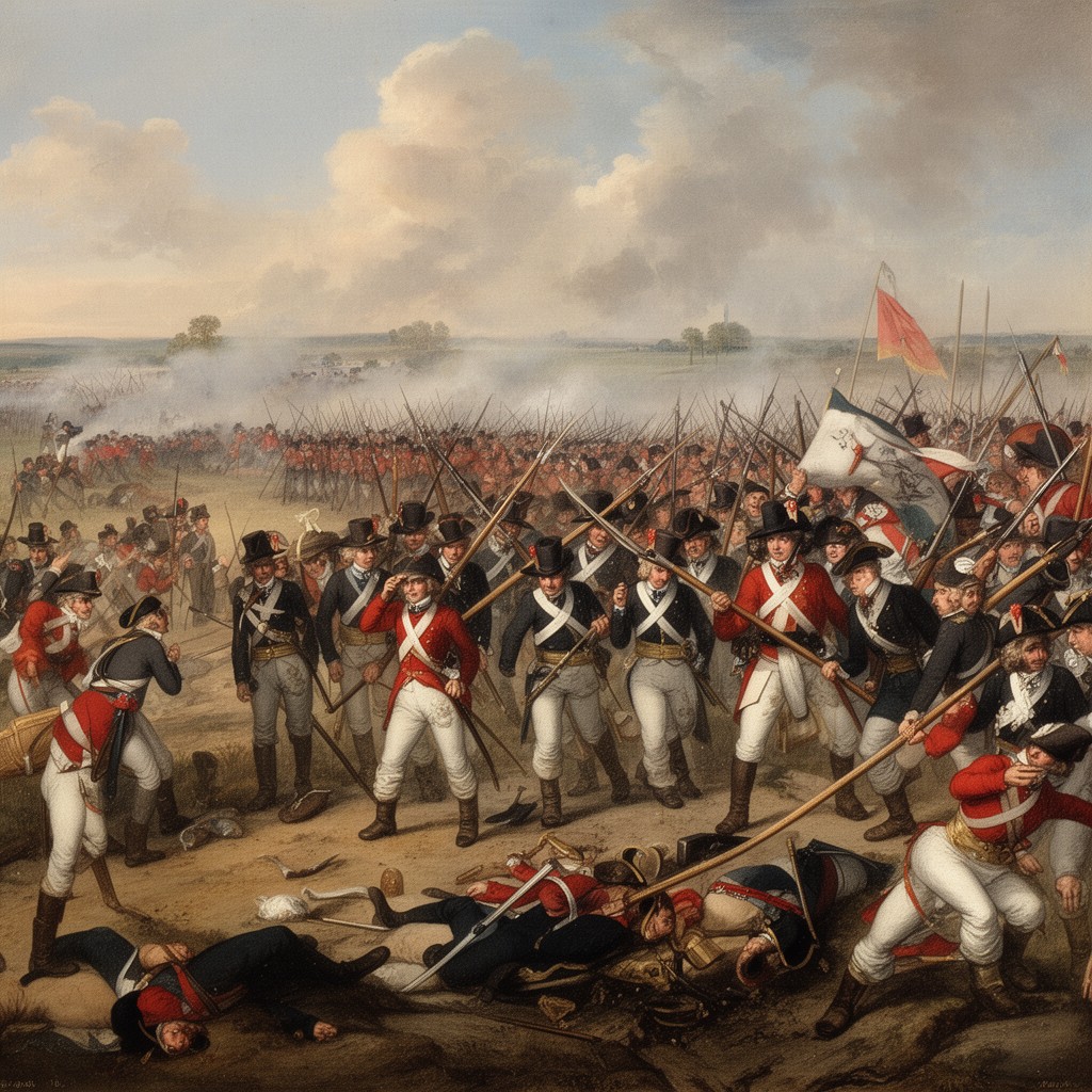 AI-generated illustration of Battle of Mollwitz