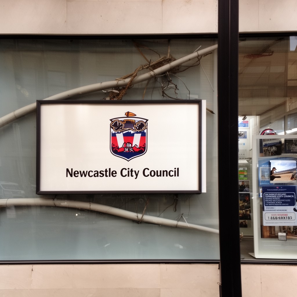 AI-generated illustration of Newcastle City Council